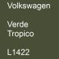 Preview: Volkswagen, Verde Tropico, L1422.